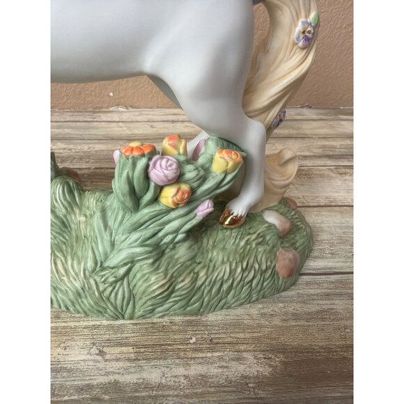 Princeton Gallery Wish Upon a Butterfly Porcelain Unicorn Figurine 2006 - Picture 7 of 15
